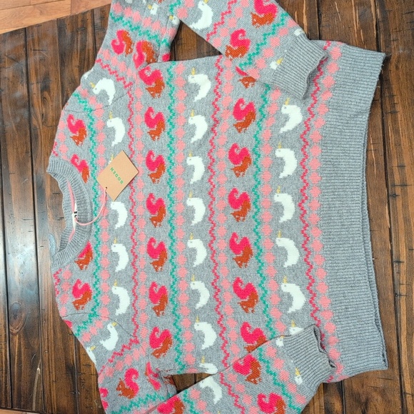 Boden Squirrel Duck Damen Edie Fair Isle Sweater - Picture 2 of 6